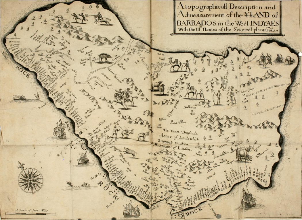 BOOK MAP Lygon R Map Barbados 1657 IArch DL CSG 040212.PNG