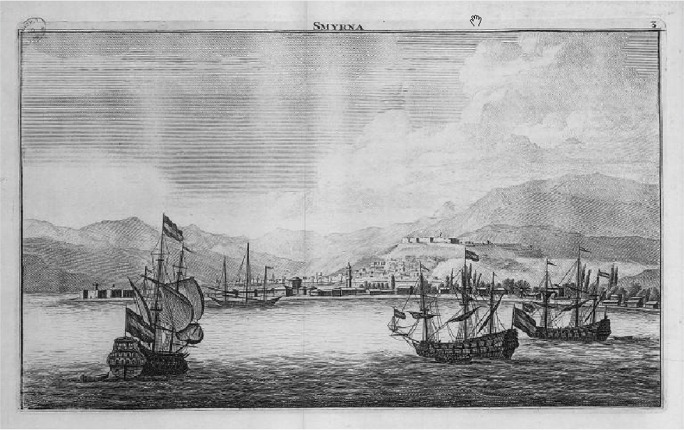 'Vue de Port de Smyrne', in Corneille le Brun, Voyages au Levant (Paris, 1714)