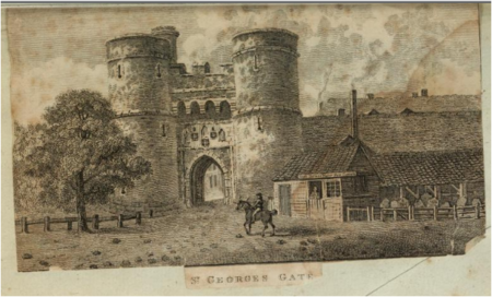 ENGRAVING St Georges Gate HistCityCant Hasted E 1801 AftP547.PNG