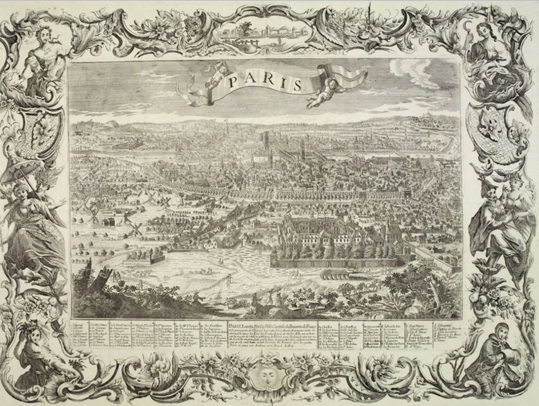 thumbnail "Parisii, Ville Capitale du Royaume de France, P. Aveline (Paris, post 1676)